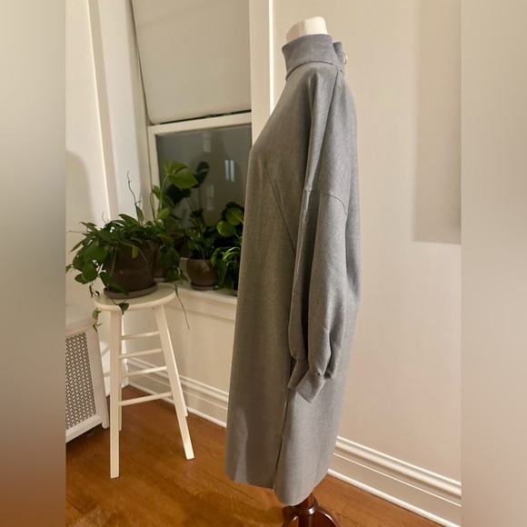 Akris Punto Gray Long Sleeve Dress - Picture 2 of 8